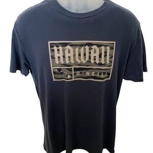 O’NEILL Hawaii Surf Hawaii’s Islands Tee Shirt Men M Medium Modern Fit